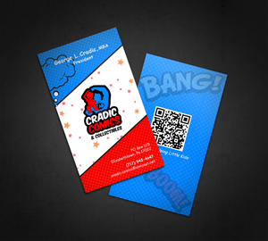 Visitenkarten-Design von Design'nteam für Cradic Comics and Collectibles | Design: #5398457