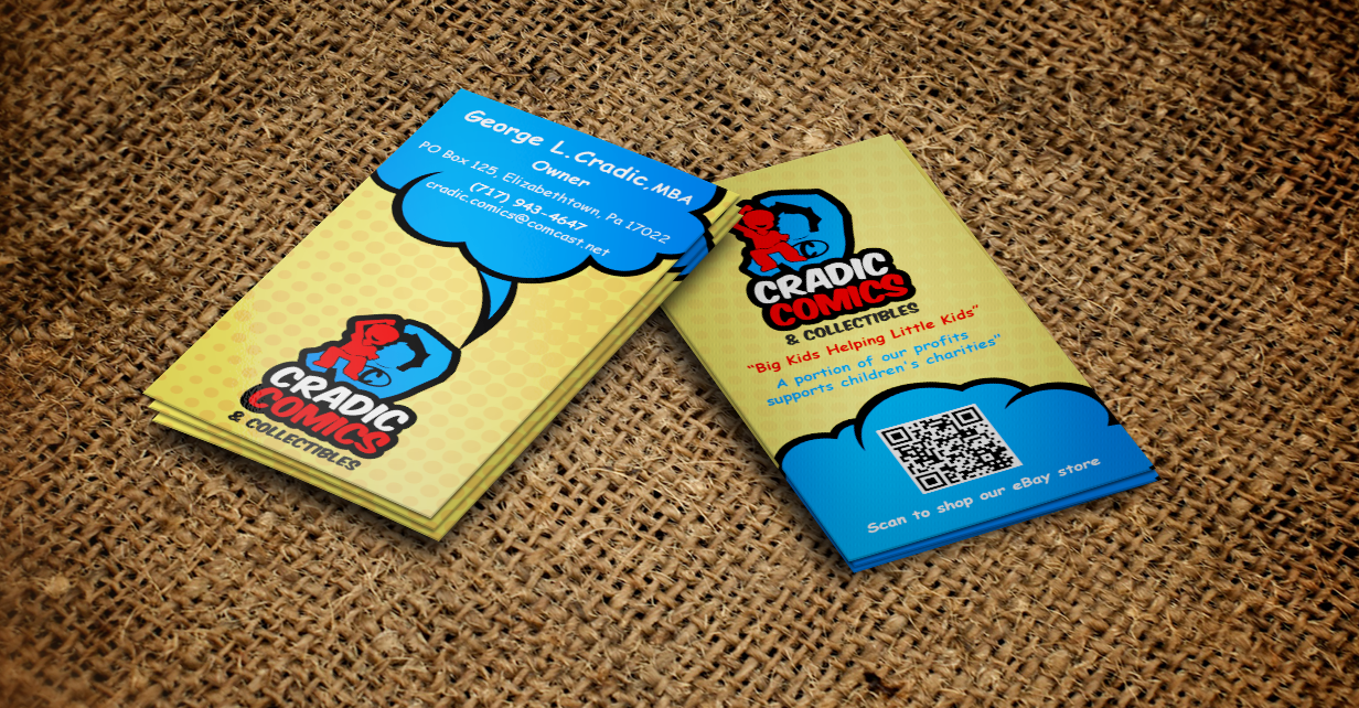 Visitenkarten-Design von Design'nteam für Cradic Comics and Collectibles | Design #5400391
