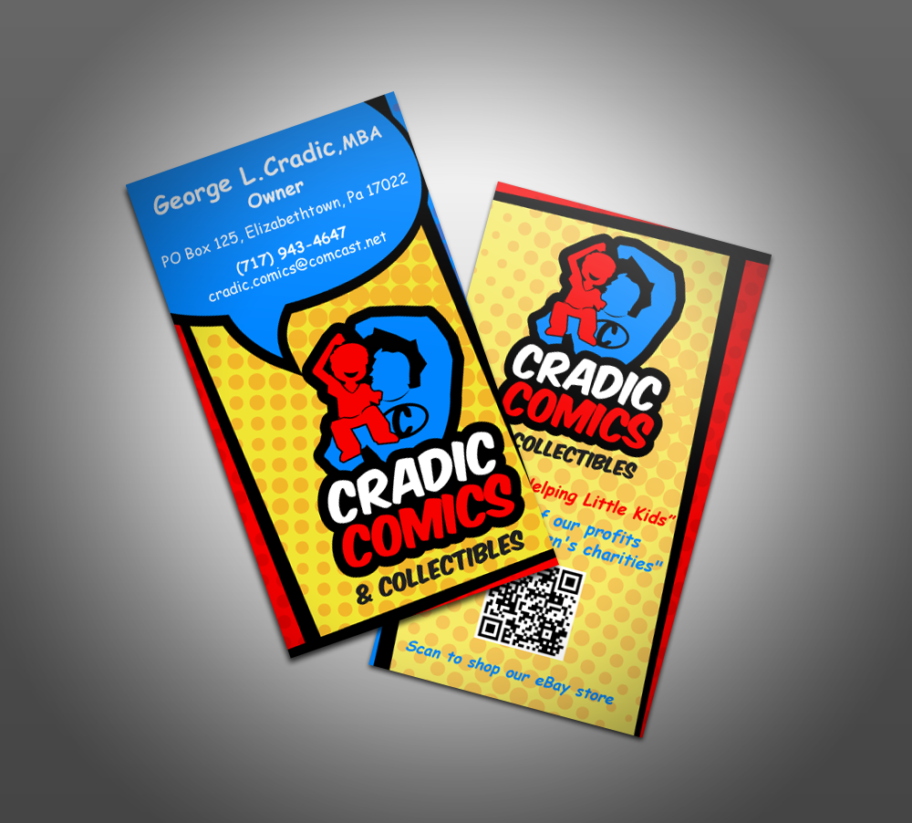 Business Card Design by Design'nteam for Cradic Comics and Collectibles | Design #5412321