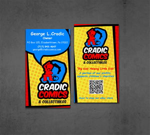 Visitenkarten-Design von Design'nteam für Cradic Comics and Collectibles | Design: #5424190