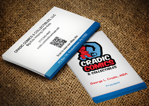 Visitenkarten-Design von Lanka Ama für Cradic Comics and Collectibles | Design: #5389042