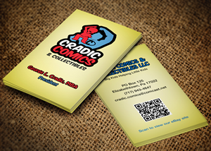 Visitenkarten-Design von Lanka Ama für Cradic Comics and Collectibles | Design: #5389119