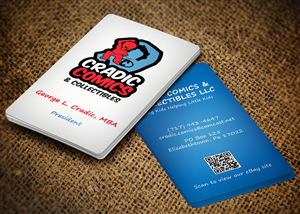 Visitenkarten-Design von Lanka Ama für Cradic Comics and Collectibles | Design: #5391178