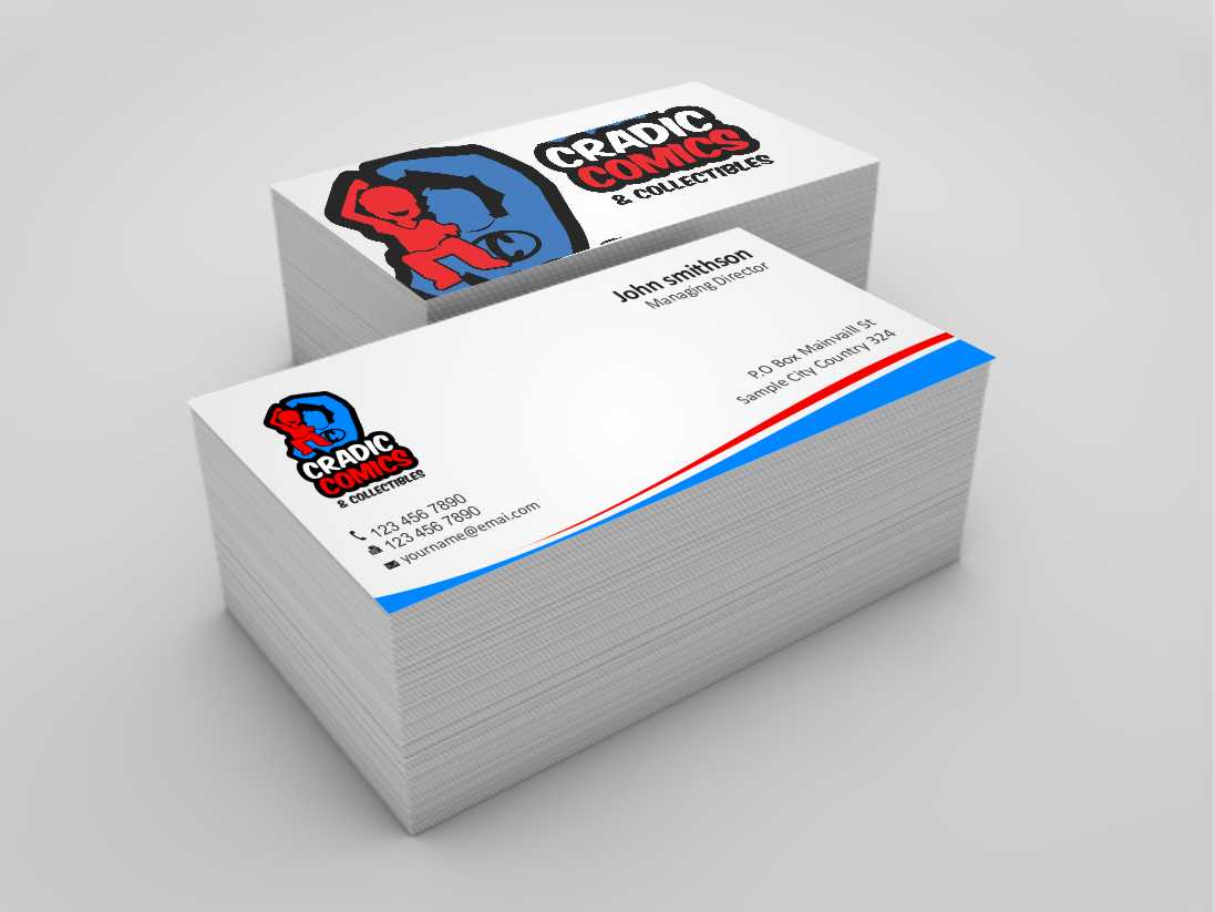 Business Card Design by szabist for Cradic Comics and Collectibles | Design #5408819
