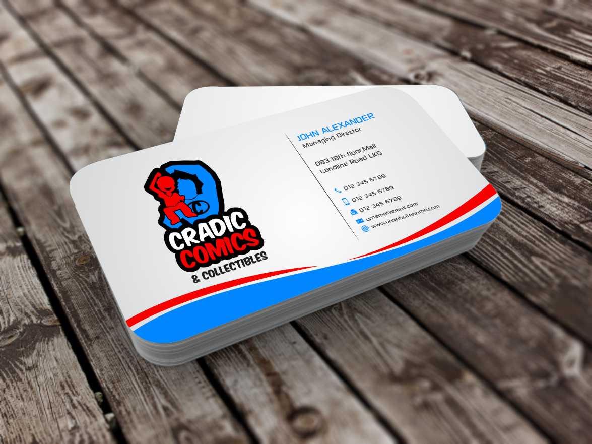 Visitenkarten-Design von szabist für Cradic Comics and Collectibles | Design #5408832