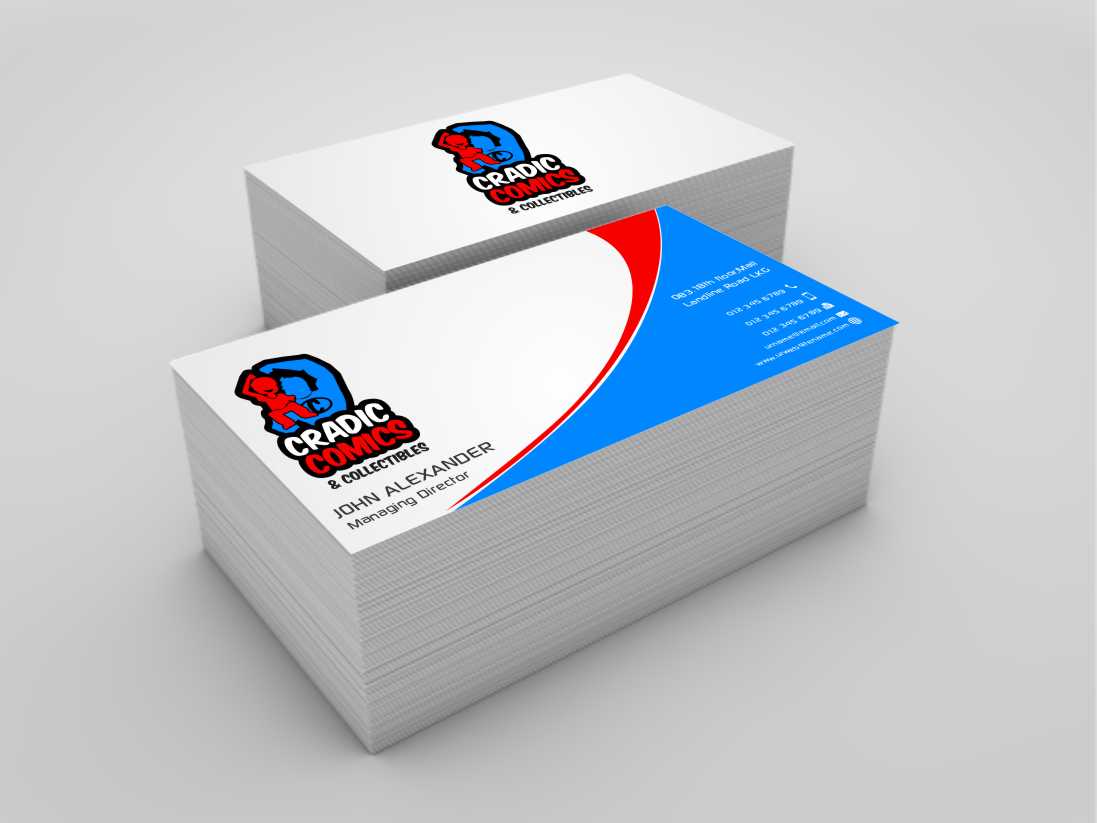 Visitenkarten-Design von szabist für Cradic Comics and Collectibles | Design #5408837