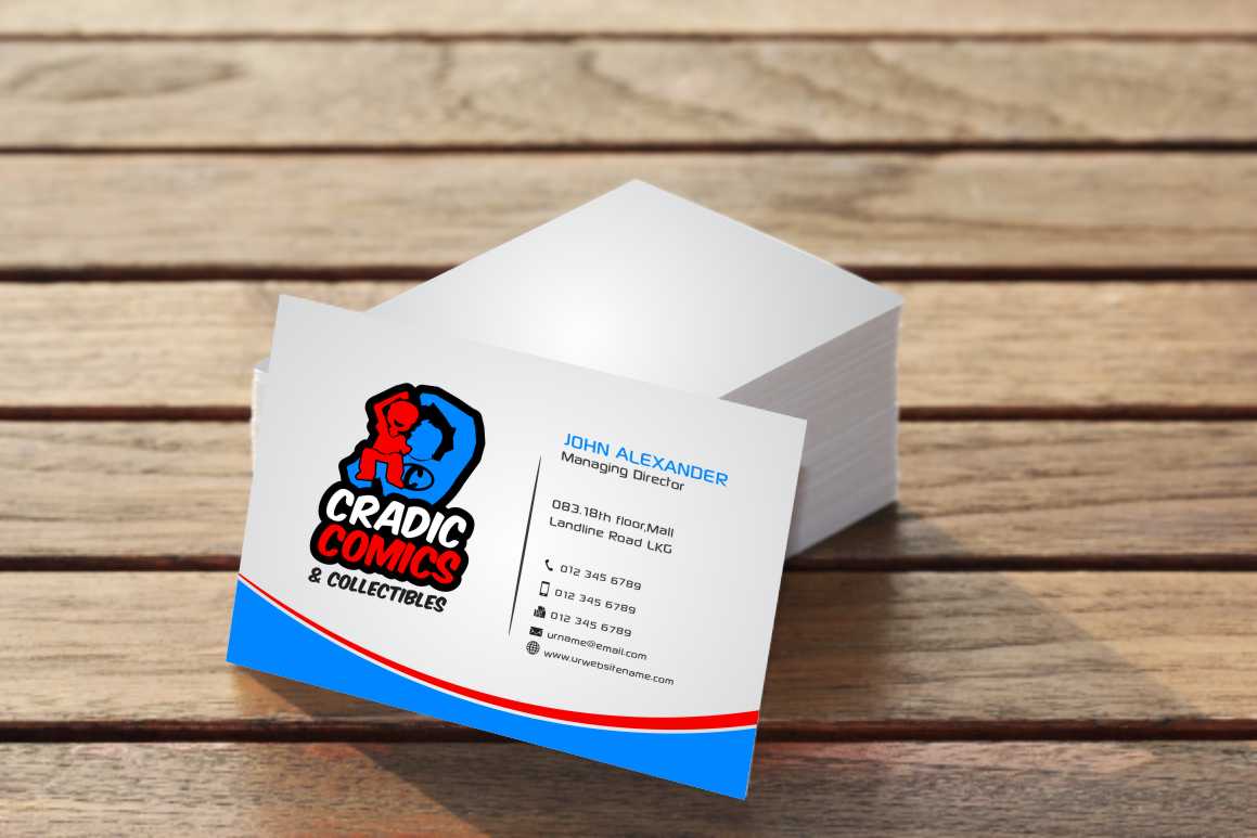 Visitenkarten-Design von szabist für Cradic Comics and Collectibles | Design #5408844