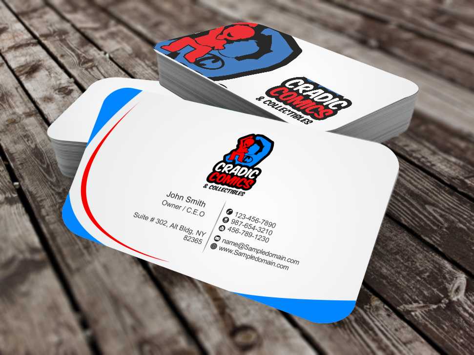 Visitenkarten-Design von szabist für Cradic Comics and Collectibles | Design #5408847