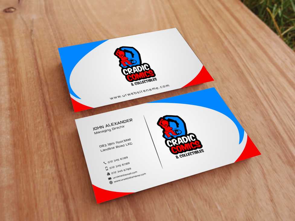 Visitenkarten-Design von szabist für Cradic Comics and Collectibles | Design #5408855