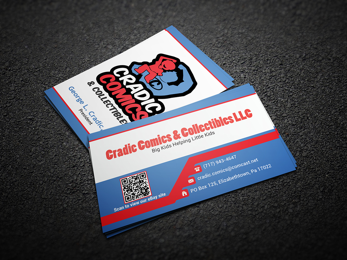 Business Card Design by khadija7xyz for Cradic Comics and Collectibles | Design #5391452