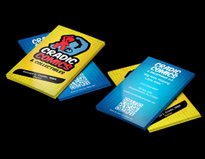 Business Card Design by Zounds for Cradic Comics and Collectibles | Design #5404207