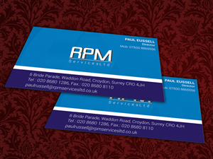 Business Card Design by Webrays for this project | Design: #5456464