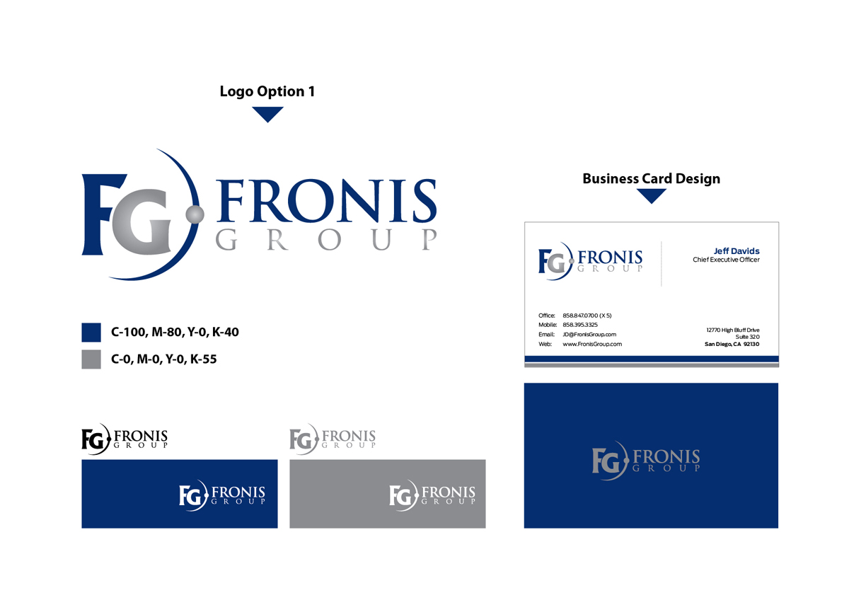 Logo Design by QadirKhan for Fronis Group | Design: #1532873