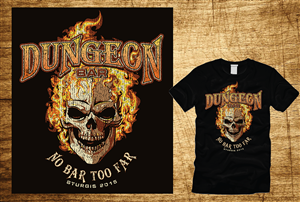 Dungeon Bar | T-Shirt-Design von CoffeeBreak88