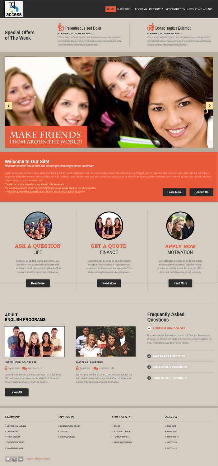 Wordpress Design by Nikomen for this project | Design #5427380