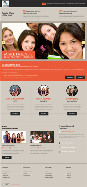 Wordpress Design by Nikomen for this project | Design: #5427380