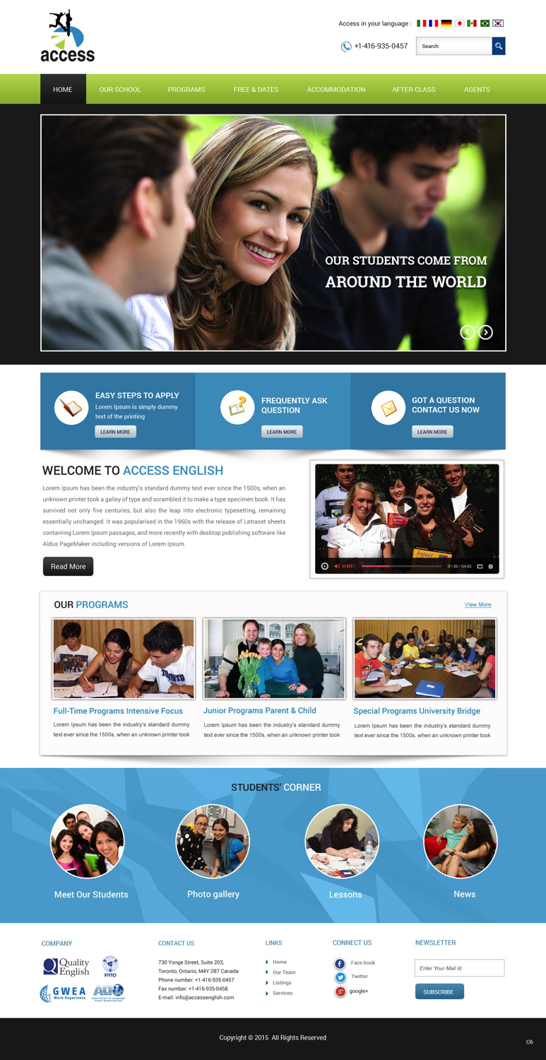 Wordpress Design by pb for this project | Design #5393920