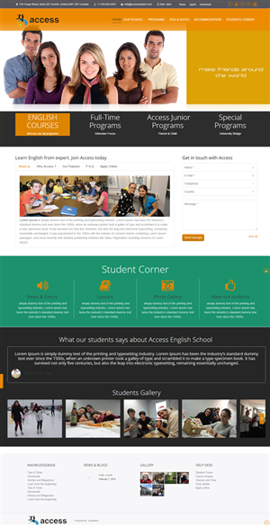 Wordpress Design by DesignLab for this project | Design: #5455905