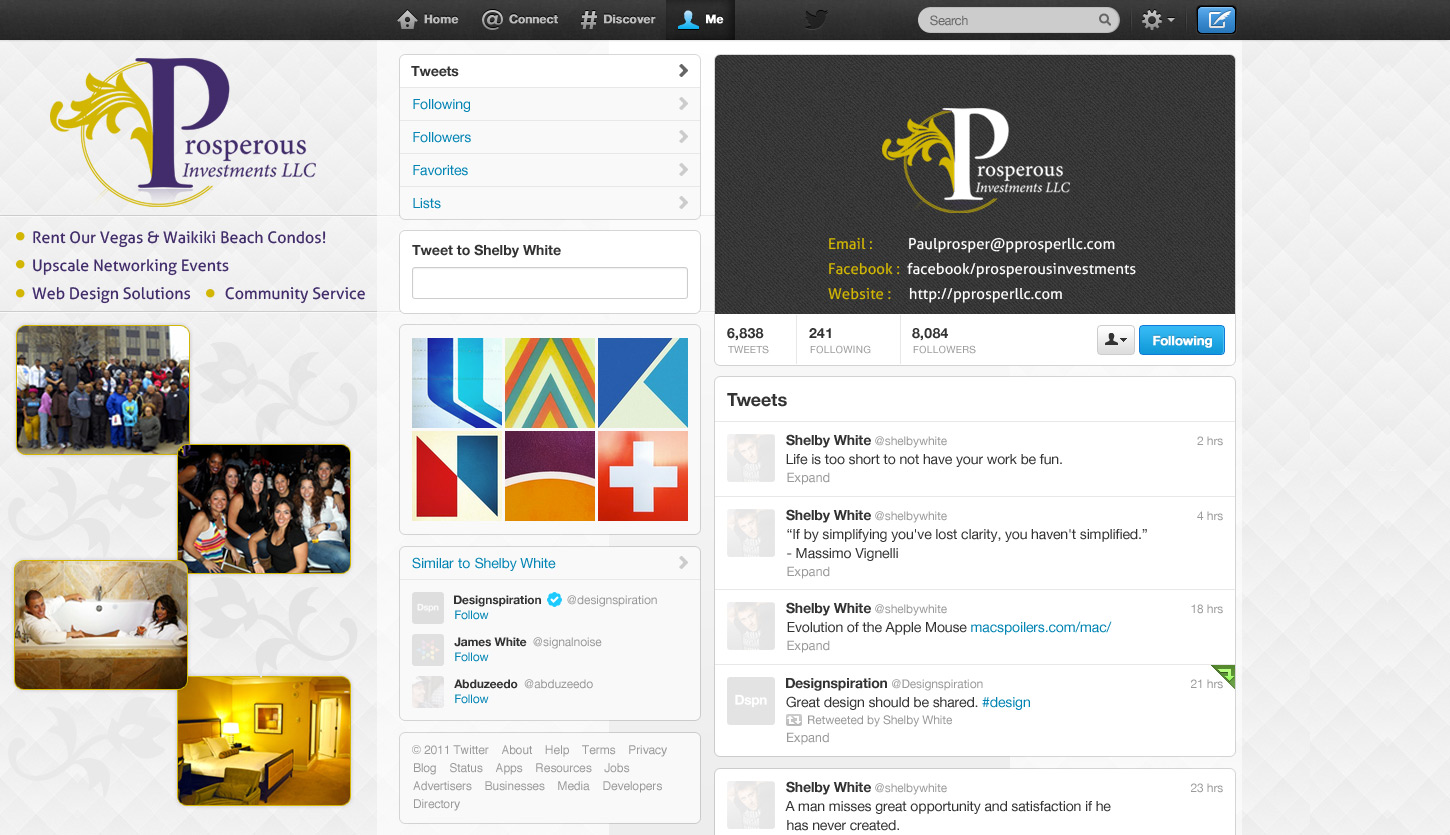 Twitter Design by Best Design Hub for Prosperous Investments, LLC | Design #1497072