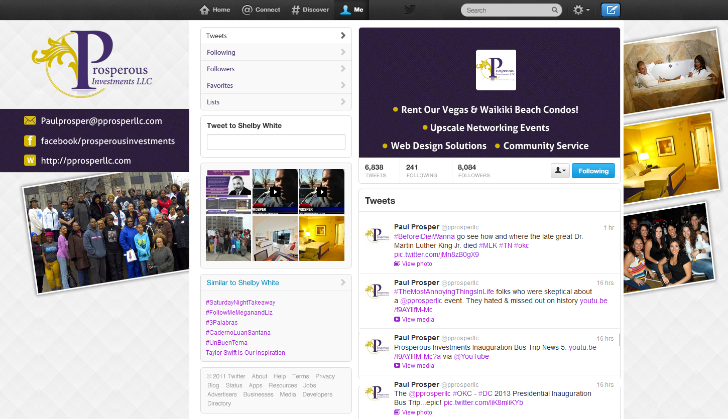 Design Twitter par Best Design Hub pour Prosperous Investments, LLC | Design : #1498632