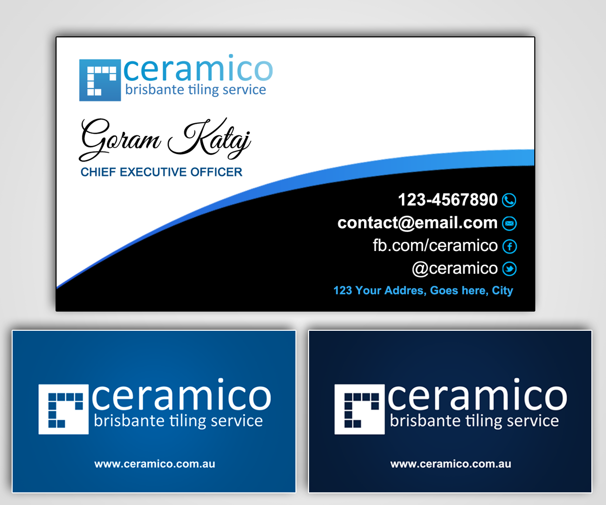 Business Card Design by MDesigns ™ for this project | Design #5449733