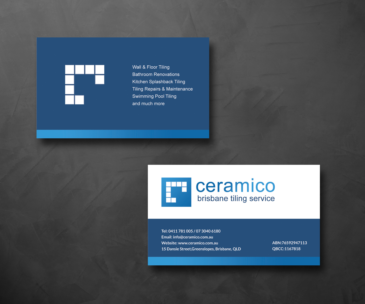 Business Card Design by Sarah Haroon for this project | Design #5389391