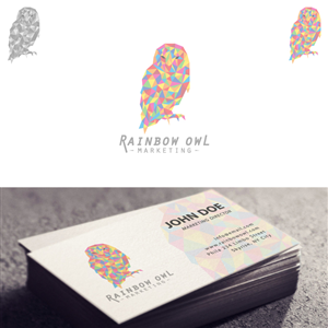 Rainbow Owl Marketing | Logo Design by blinc