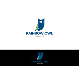 Rainbow Owl Marketing | Logo Design by larismanis