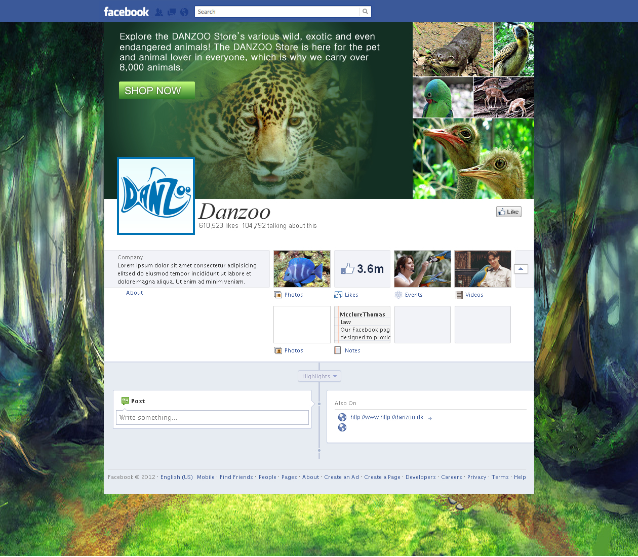 Facebook Design by Sbss for Danzoo ApS | Design #1495797