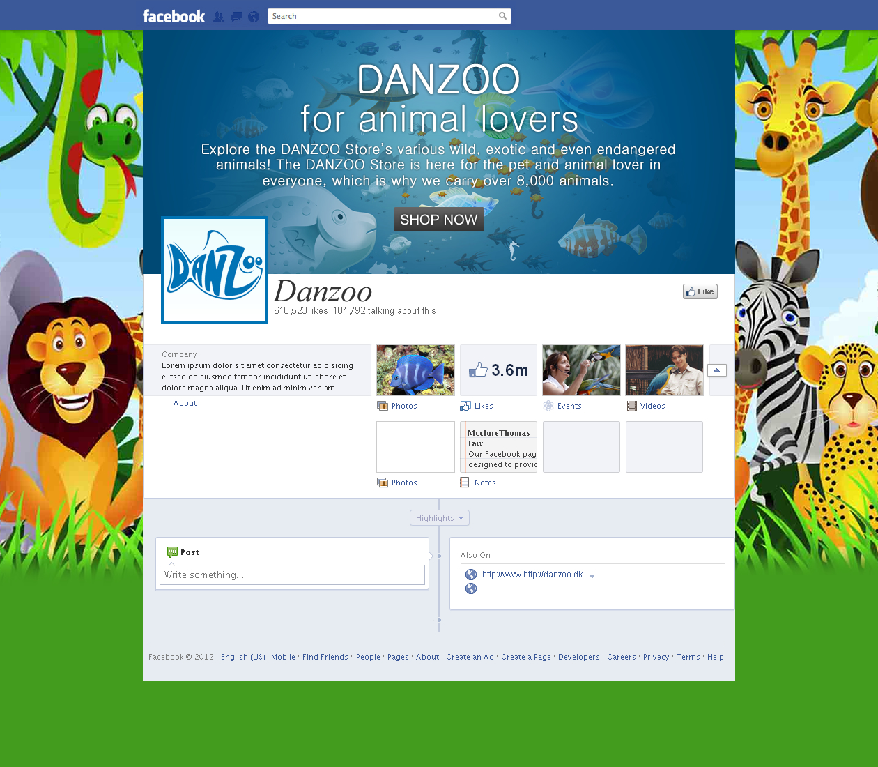 Facebook Design by Sbss for Danzoo ApS | Design #1495807