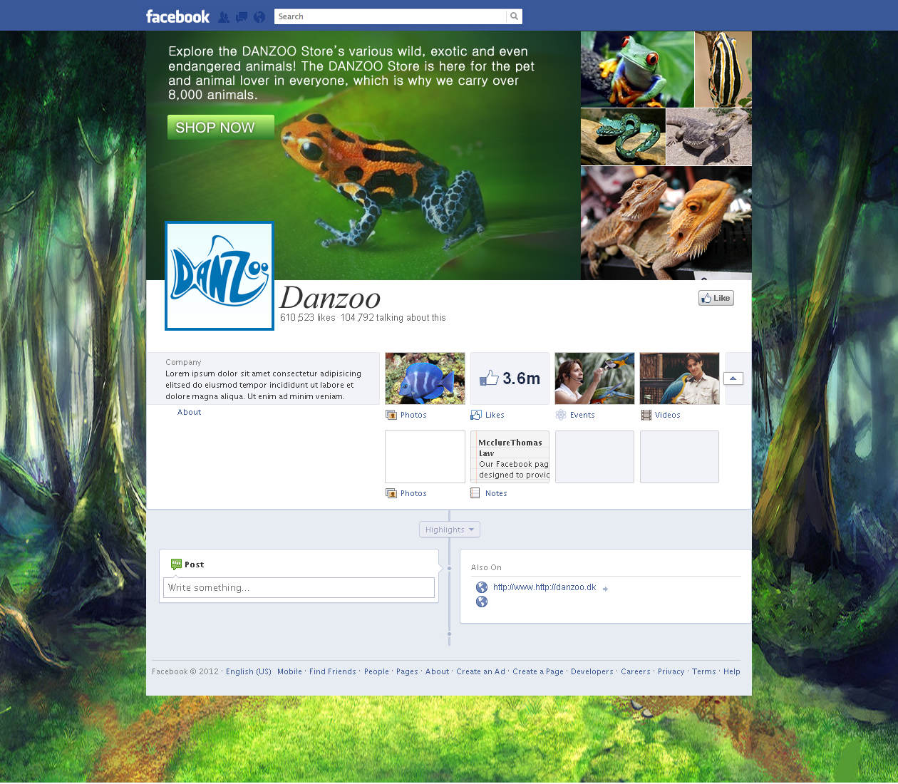 Facebook Design by Sbss for Danzoo ApS | Design #1506299