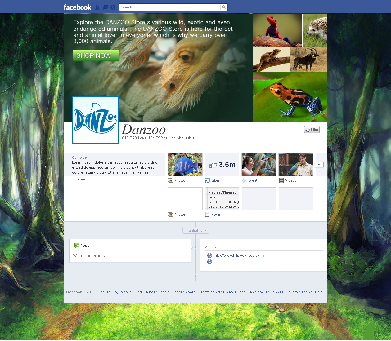 Facebook Design by Sbss for Danzoo ApS | Design #1506311