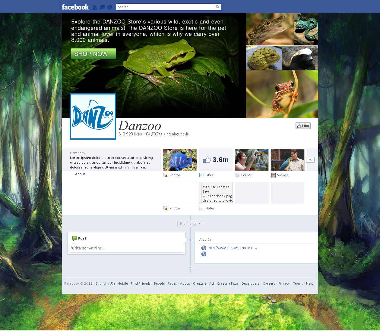 Facebook Design by Sbss for Danzoo ApS | Design #1506317