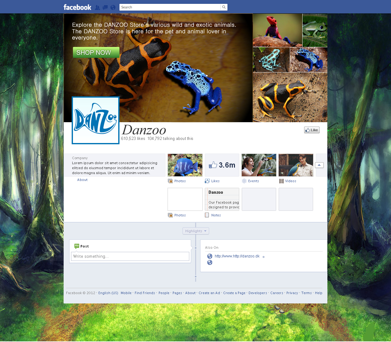 Facebook Design by Sbss for Danzoo ApS | Design #1516925
