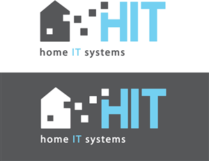 Logo Design by Megan Fisher - Blue Specs for HomeIT.systems | Design: #5394937