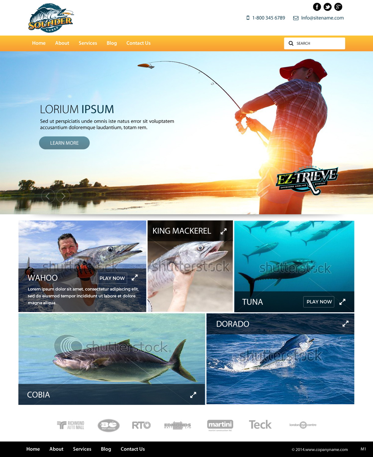 Web-Design von pb für Sounder Lure Company, LLC | Design #5412423