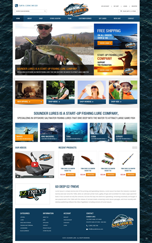 Web-Design von pb für Sounder Lure Company, LLC | Design: #5412425