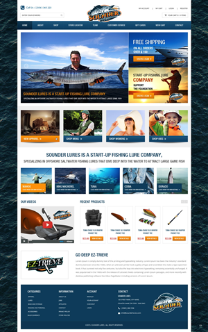 Web-Design von pb für Sounder Lure Company, LLC | Design: #5412428