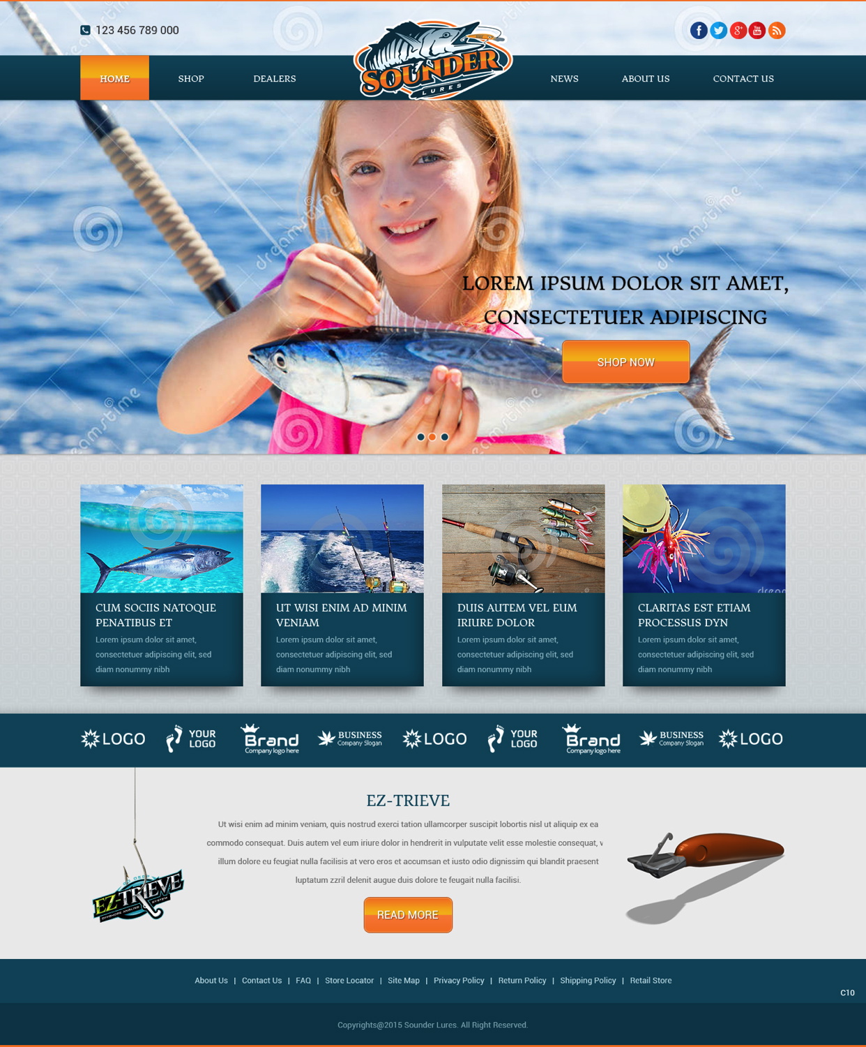 Web-Design von pb für Sounder Lure Company, LLC | Design #5412434