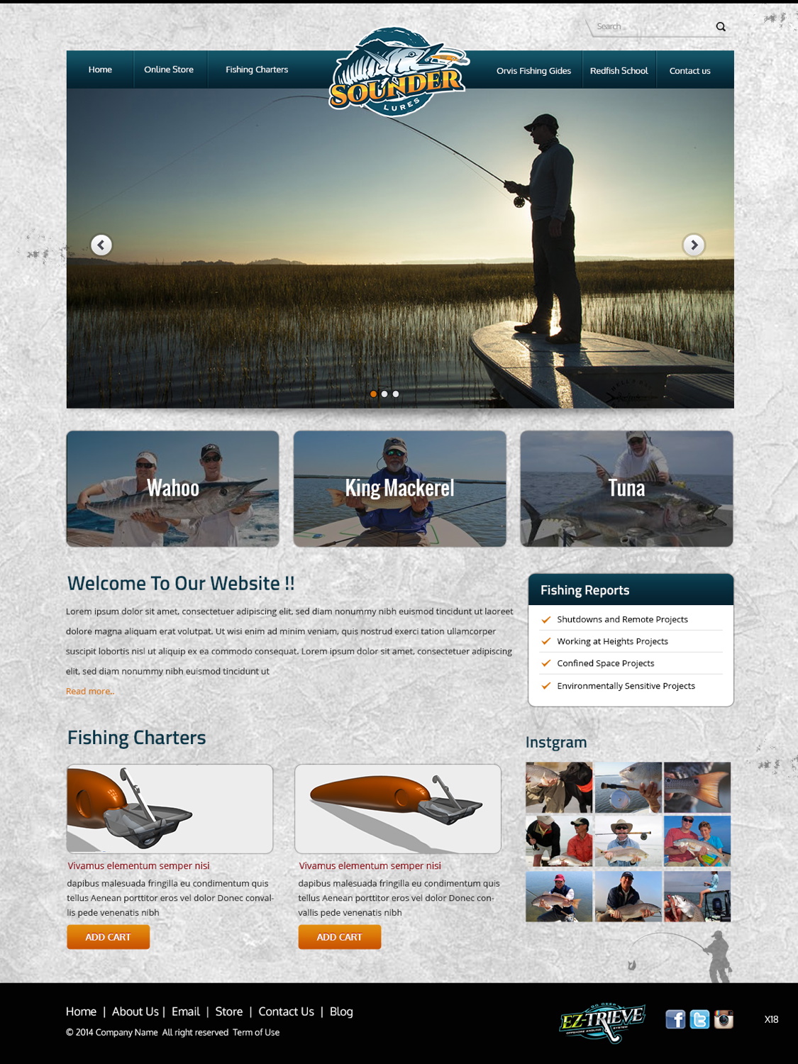 Web-Design von pb für Sounder Lure Company, LLC | Design #5412458