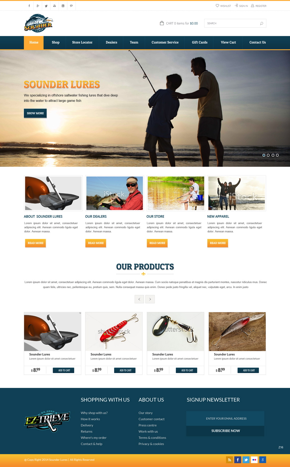 Web-Design von pb für Sounder Lure Company, LLC | Design #5412459
