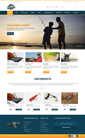 Web-Design von pb für Sounder Lure Company, LLC | Design: #5412459