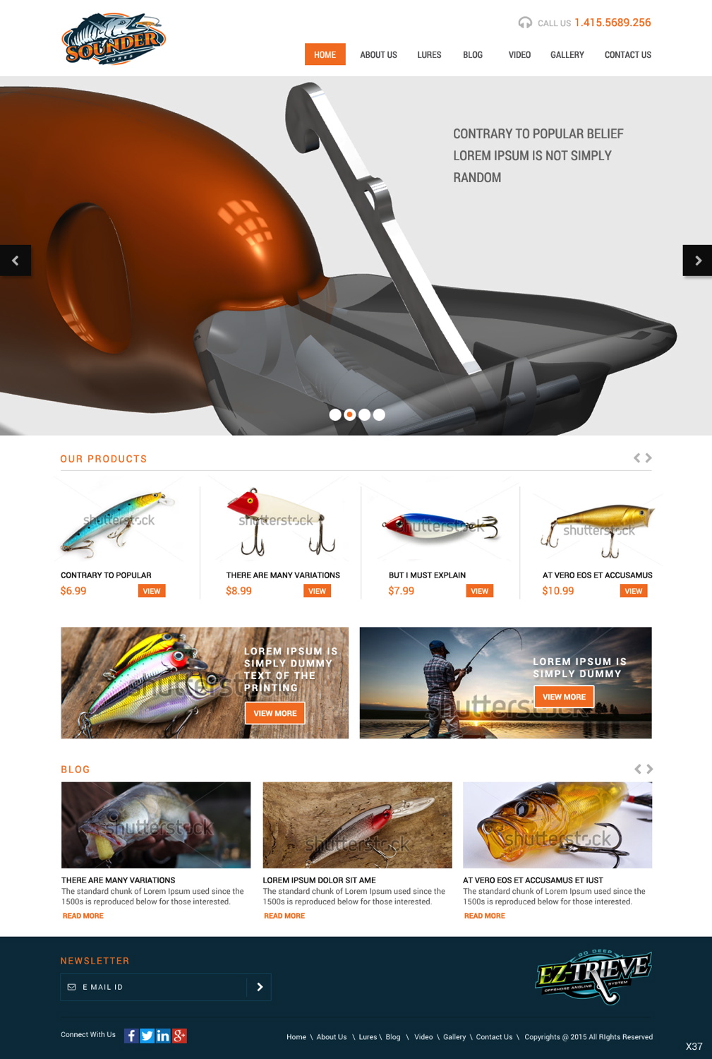 Web-Design von pb für Sounder Lure Company, LLC | Design #5412461