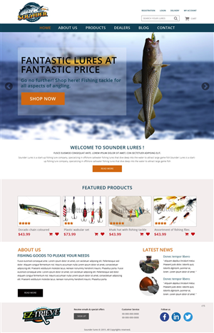 Web-Design von pb für Sounder Lure Company, LLC | Design: #5412465