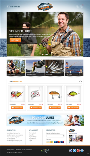 Web-Design von pb für Sounder Lure Company, LLC | Design: #5412476