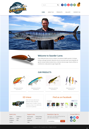 Web-Design von pb für Sounder Lure Company, LLC | Design: #5412478