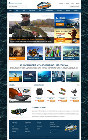 Web-Design von pb für Sounder Lure Company, LLC | Design: #5419338