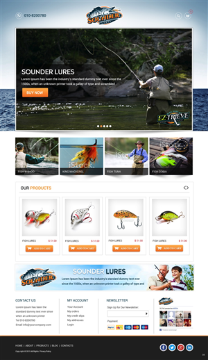 Web-Design von pb für Sounder Lure Company, LLC | Design: #5419361