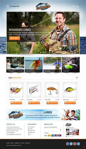Web-Design von pb für Sounder Lure Company, LLC | Design: #5419364