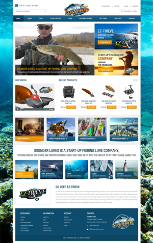 Web-Design von pb für Sounder Lure Company, LLC | Design: #5449771